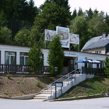 Pension Und Berggasthaus Kapellenstein Geyer Kültér fotó